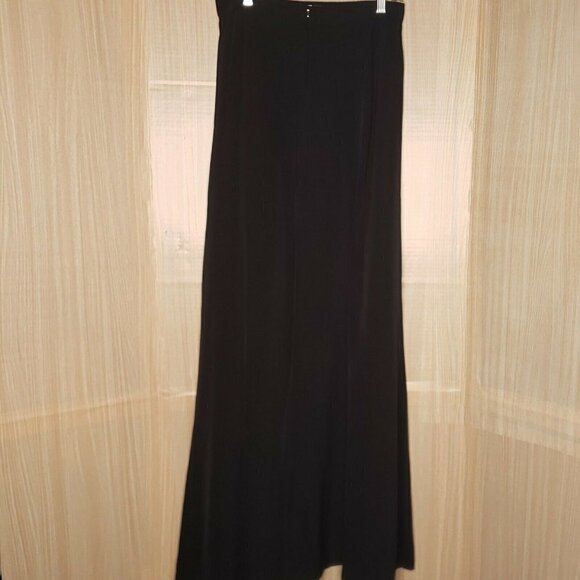 Fashion Nova For Cardi B Womens NWOT Black Super Wide Leg Pants Small - Picture 4 of 9